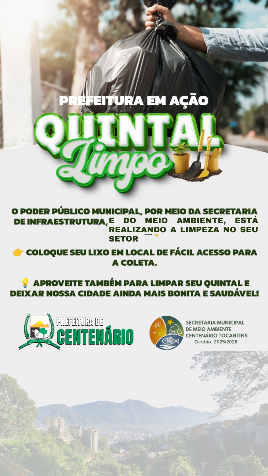 Secretaria de Meio Ambiente informa